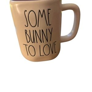 Rae Dunn SOME BUNNY TO LOVE Mug Cream Easter Coffee Cup